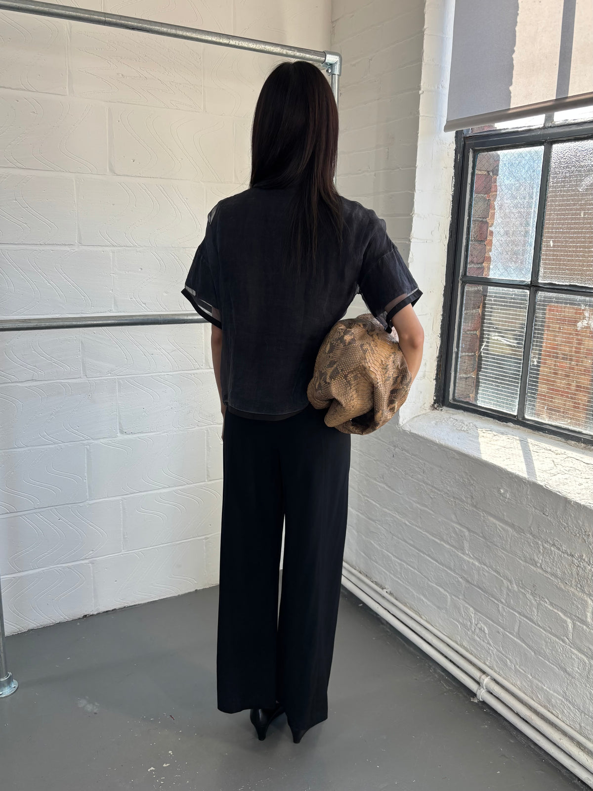 JAPANESE DESIGNER SILK TUNIC TOP