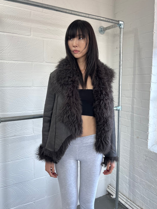 JAPANESE BRAND SHEEPSKIN SHEARLING JACKET