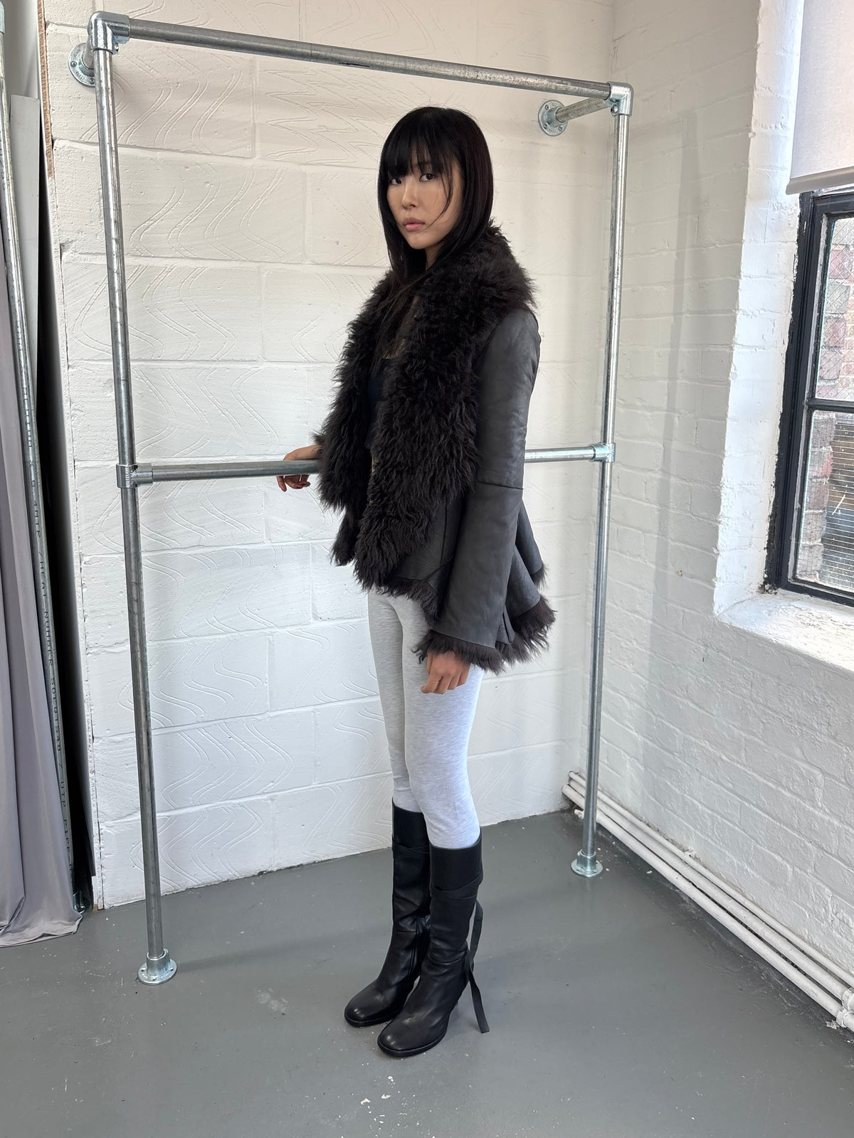JAPANESE BRAND SHEEPSKIN SHEARLING JACKET