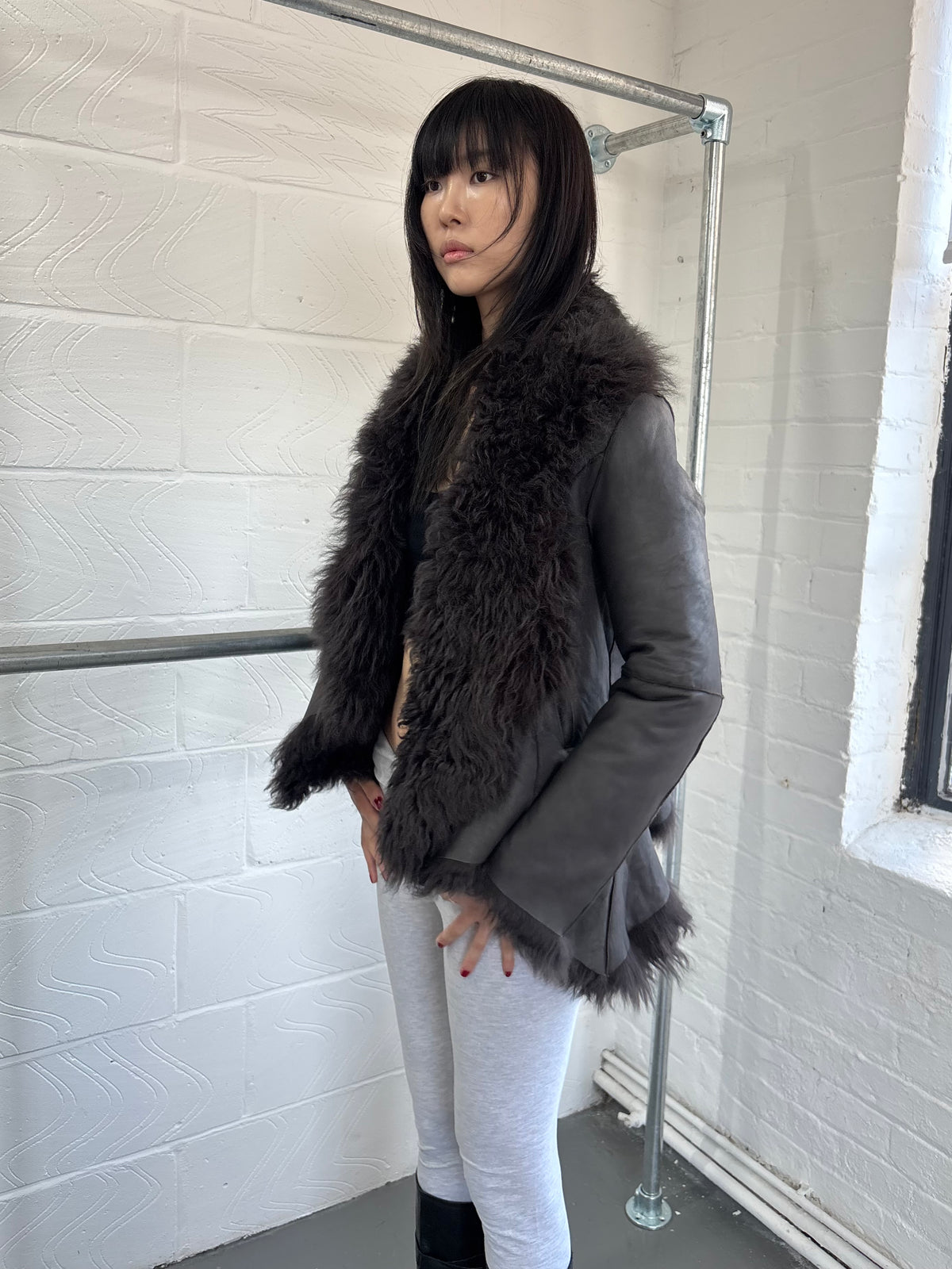 JAPANESE BRAND SHEEPSKIN SHEARLING JACKET