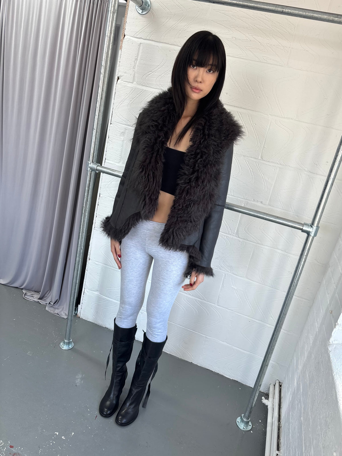 JAPANESE BRAND SHEEPSKIN SHEARLING JACKET