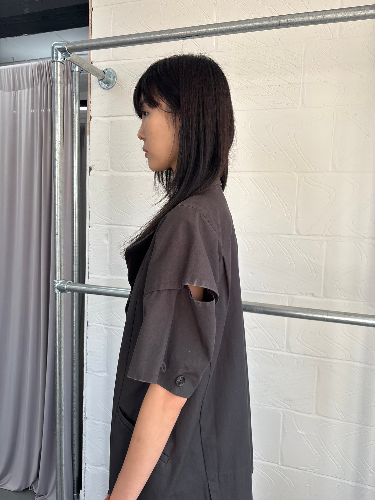 KOREAN BRAND BLAZER WITH CUT OUT DETAIL