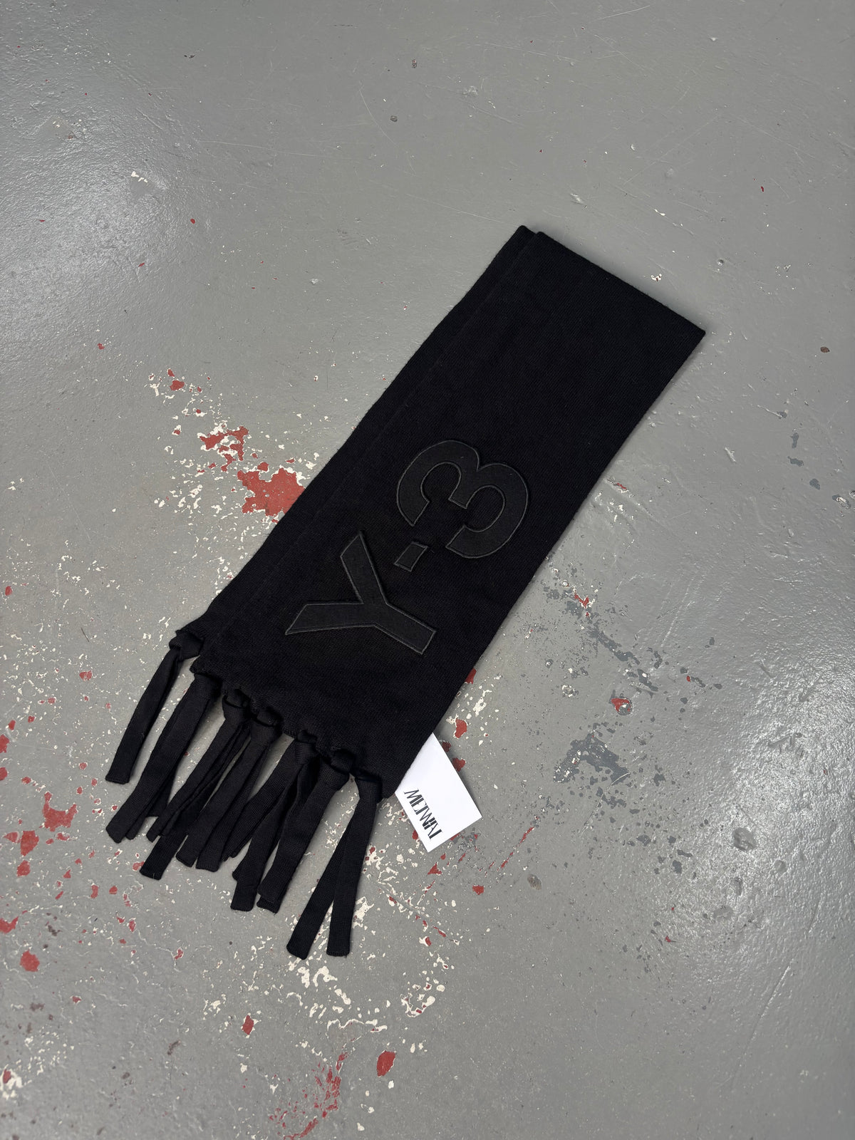 Y3 CIRCA 07 WOOL X LONG SCARF