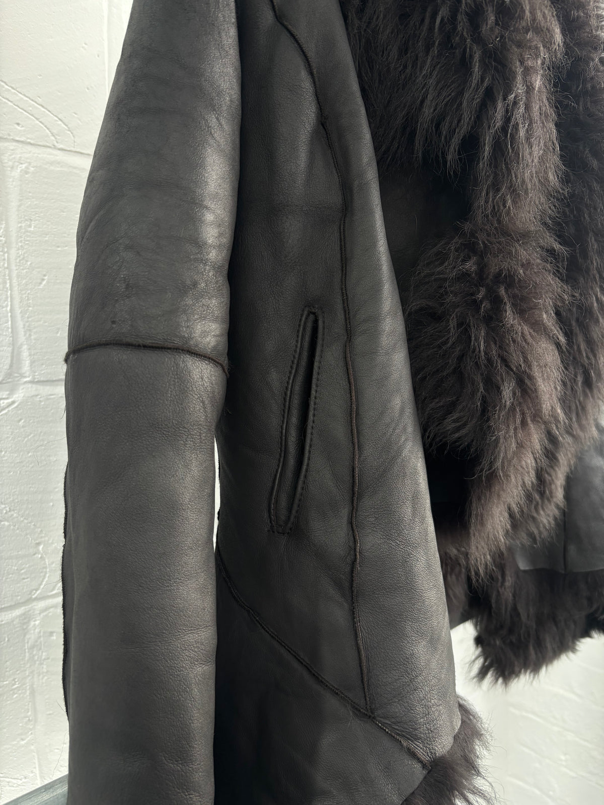 JAPANESE BRAND SHEEPSKIN SHEARLING JACKET