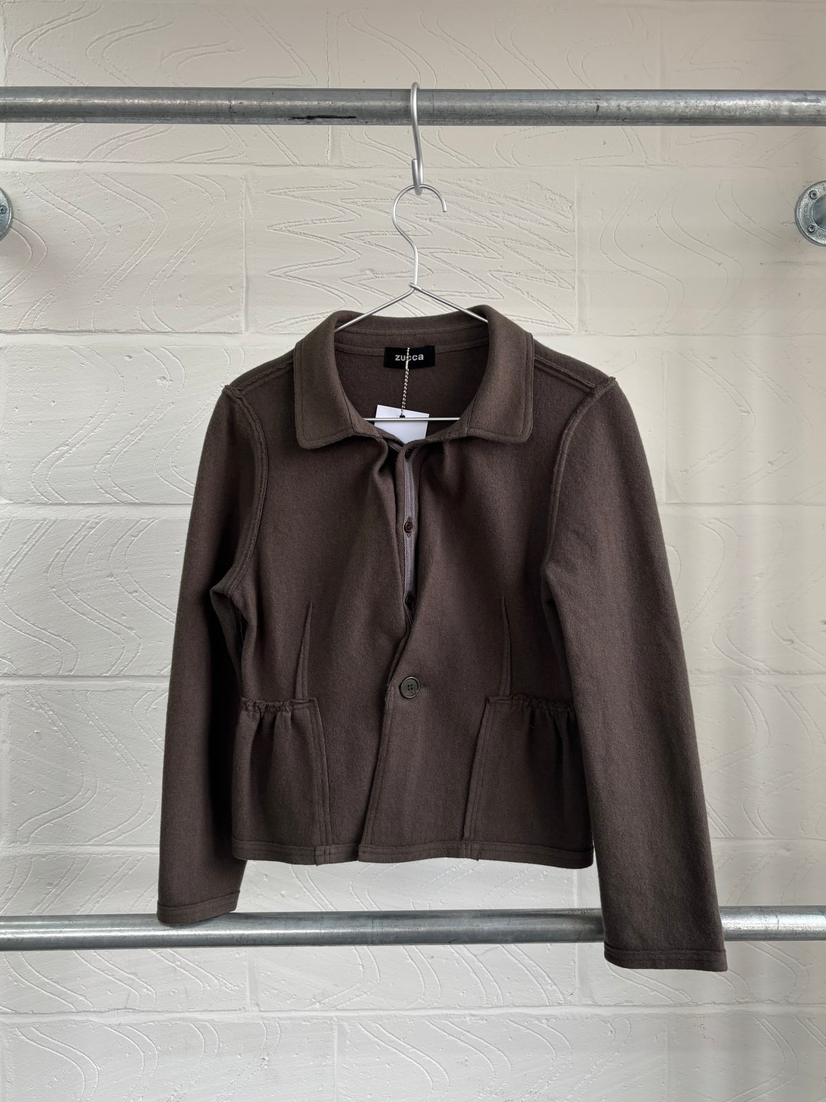 ZUCCA WOOL DECONSTRUCTED JACKET