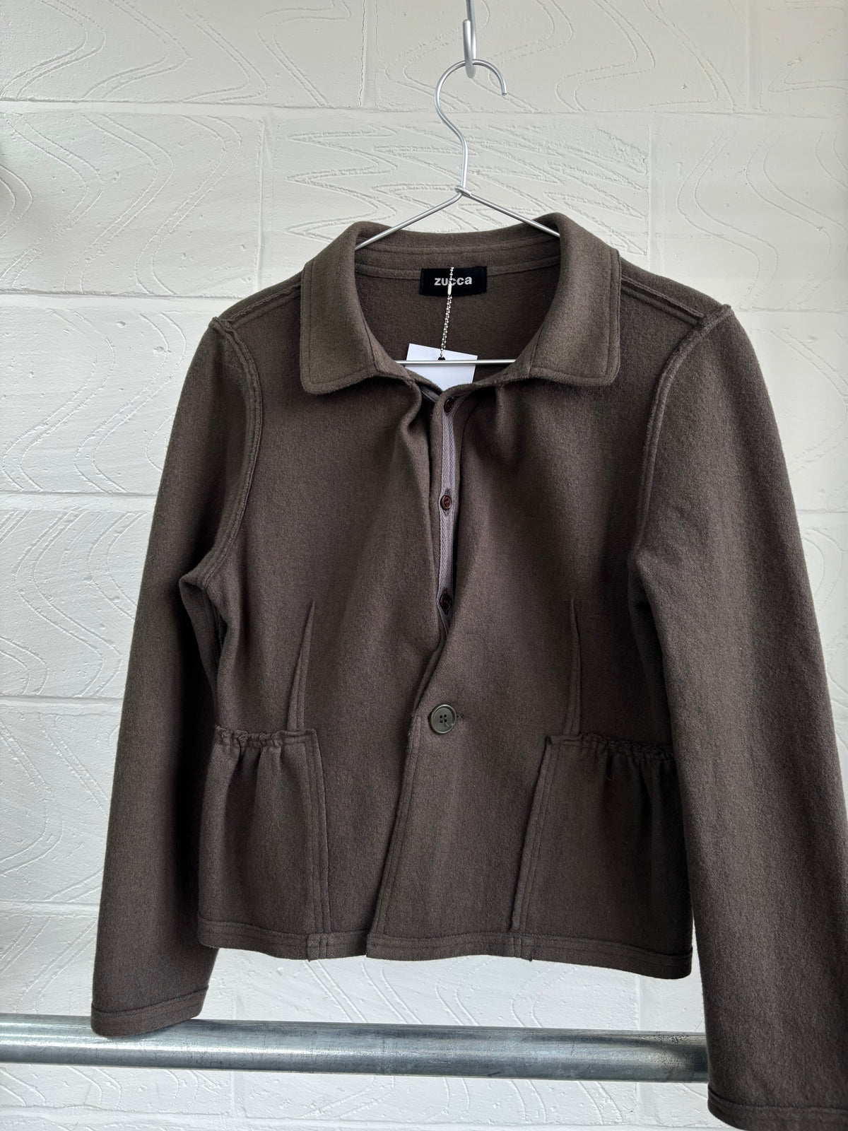 ZUCCA WOOL DECONSTRUCTED JACKET
