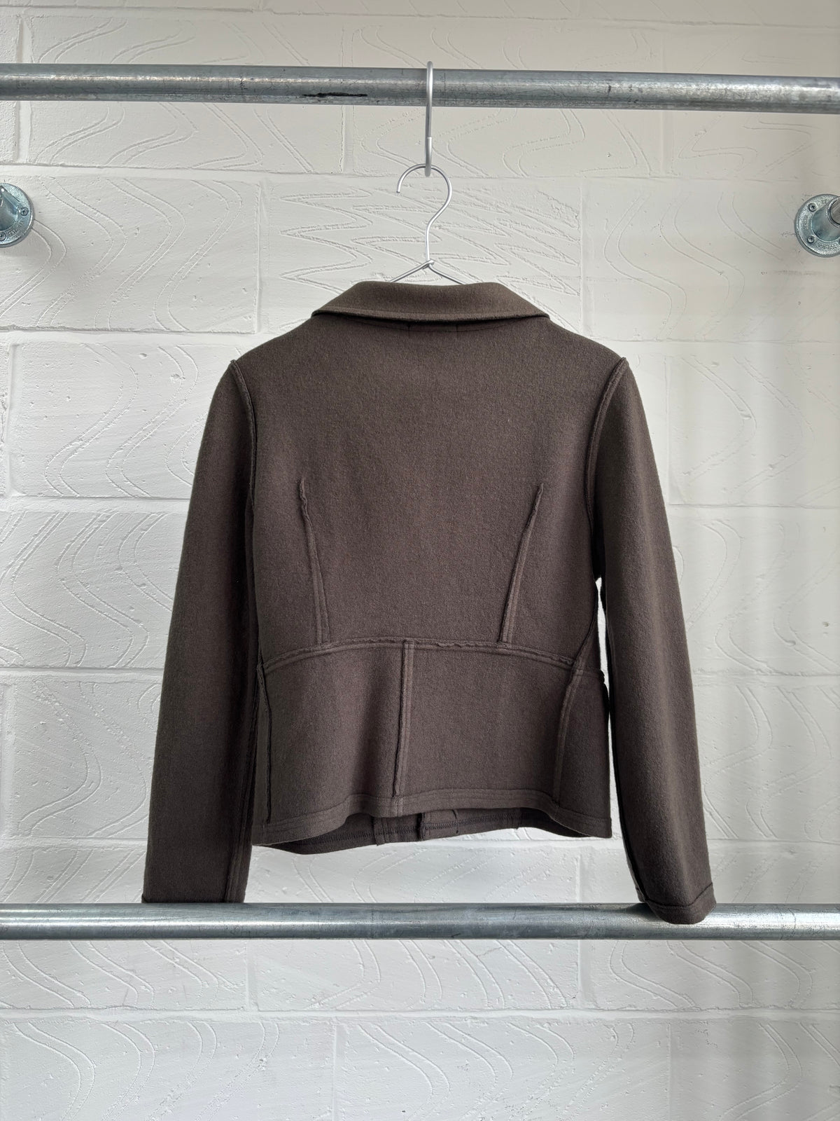 ZUCCA WOOL DECONSTRUCTED JACKET