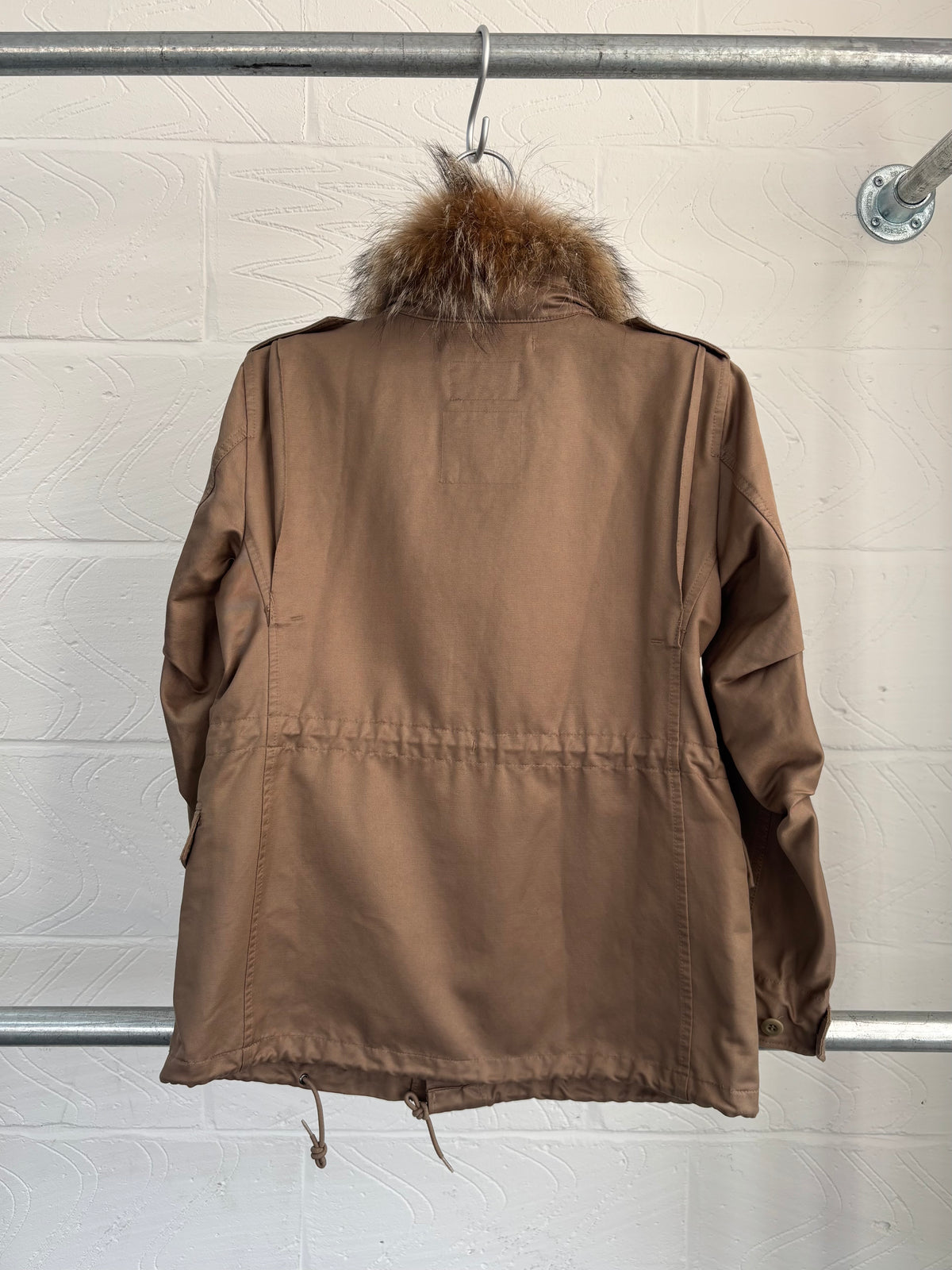 ZUCCA AW 2008 FUR COLLAR UTILITY JACKET